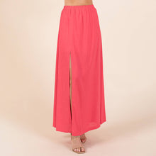 Load image into Gallery viewer, Malta-Linen Maxi Skirt Set-Fushia
