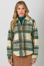 Load image into Gallery viewer, Green Plaid Shacket
