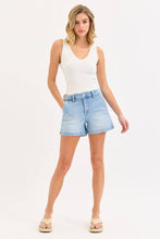 Load image into Gallery viewer, Ballpark Denim Trouser Shorts
