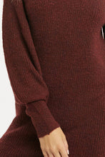 Load image into Gallery viewer, Jaci-Sweater Dress-Burgundy
