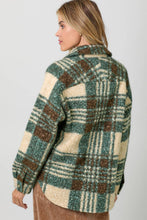 Load image into Gallery viewer, Green Plaid Shacket
