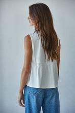 Load image into Gallery viewer, L9117 | Knit Rayon Spandex Jersey Round Neck Sleeveless Top: Chocolate / M
