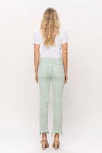 Load image into Gallery viewer, Vervet-Mid Rise Jeans- Mint
