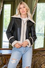 Load image into Gallery viewer, The Bomber-Faux Leather Jacket
