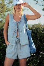 Load image into Gallery viewer, Darlin&#39;-Denim Shorts Set

