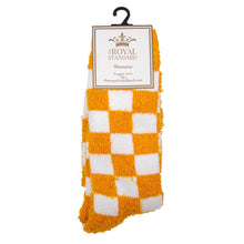 Load image into Gallery viewer, Women's Checkerboard Fuzzy Socks
