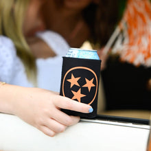 Load image into Gallery viewer, Black Tri Star Can Cooler
