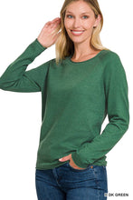 Load image into Gallery viewer, Kelly- Basic Sweater-Green
