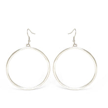 Load image into Gallery viewer, Hoop Pewter Earrings
