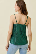 Load image into Gallery viewer, Emerald City-Sequin Cami
