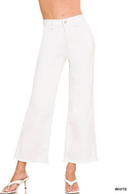 Load image into Gallery viewer, `Acid Wash Frayed Hem Straight Wide Denim Pants Zenana: MAHOGANY-156721 / S
