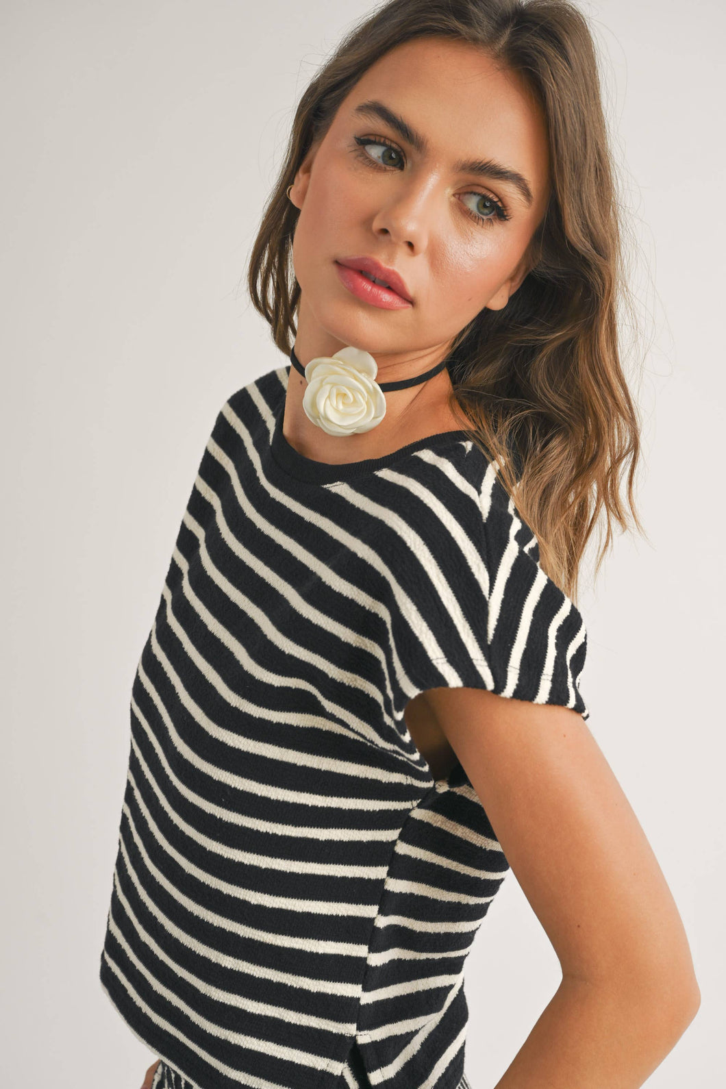 Stripe Knitted Top