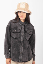 Load image into Gallery viewer, Oversized Washed Corduroy Shacket
