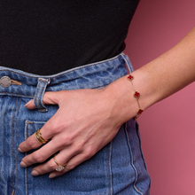 Load image into Gallery viewer, Red Mini Flora Bracelet
