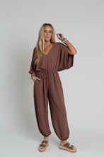 Load image into Gallery viewer, New Love-Relaxed Fit-Jumpsuit-Mocha
