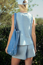 Load image into Gallery viewer, Darlin&#39;-Denim Shorts Set
