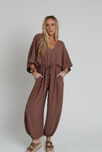 Load image into Gallery viewer, New Love-Relaxed Fit-Jumpsuit-Mocha
