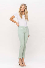 Load image into Gallery viewer, Vervet-Mid Rise Jeans- Mint
