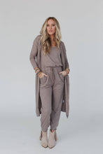 Load image into Gallery viewer, Set to Go Jumpsuit &amp; Cardigan Set
