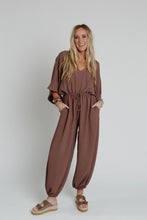 Load image into Gallery viewer, New Love-Relaxed Fit-Jumpsuit-Mocha
