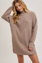 Load image into Gallery viewer, Latte Fun-Sweater Dress
