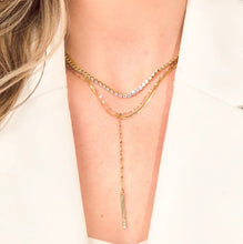 Load image into Gallery viewer, Stella Gold Tennis Necklace
