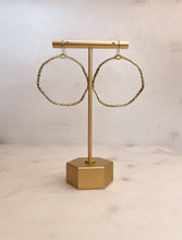 Load image into Gallery viewer, Hammered Circle | Statement | Earrings
