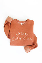 Load image into Gallery viewer, Merry Christmas-Cranberry Sweatshirt
