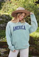 Load image into Gallery viewer, AMERICA Thermal Vintage Pullover
