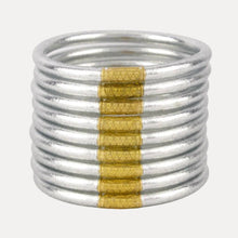 Load image into Gallery viewer, Silver All Weather Bangles® (Set of 9)
