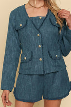 Load image into Gallery viewer, Old Money- Tweed Blazer Set
