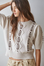 Load image into Gallery viewer, Contrast Stitch Sweater
