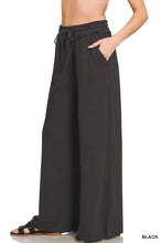 Load image into Gallery viewer, French Terry Wide Leg Sweatpants w/ Pockets - Zenana
