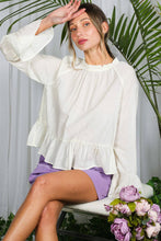 Load image into Gallery viewer, Peplum Ruffle Blouse
