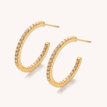 Load image into Gallery viewer, Sutton Crystal Hoops-Small
