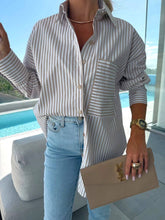 Load image into Gallery viewer, Good Day Striped Blouse
