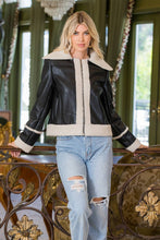 Load image into Gallery viewer, The Bomber-Faux Leather Jacket
