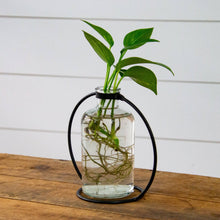 Load image into Gallery viewer, Stem Vase w/Metal Stand
