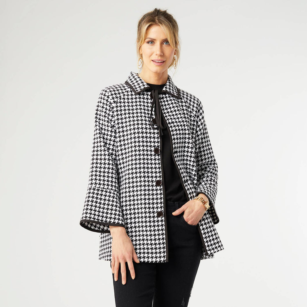 Blair Houndstooth Coat