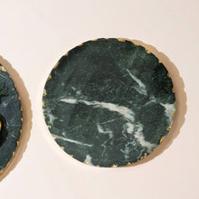 Load image into Gallery viewer, Black Marble Trivet w/Gold Edge
