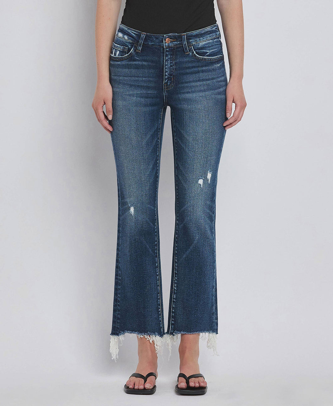 Mid Rise-Crop Bootcut-Convient