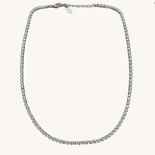 Load image into Gallery viewer, Stella Silver Tennis Necklace
