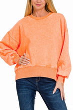 Load image into Gallery viewer, Orange Moon Oversized Pullover
