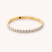 Load image into Gallery viewer, Elastic Tennis Bracelet- Gold
