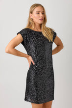 Load image into Gallery viewer, Cheers-Shift Dress-Black
