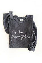 Load image into Gallery viewer, HEY THERE PUMPKIN Thermal Vintage Pullover
