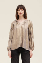 Load image into Gallery viewer, Let&#39;s Toast-Shine Blouse-Gold Cloud
