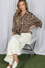 Load image into Gallery viewer, Charming Leopard Blouse
