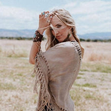 Load image into Gallery viewer, Dreamy Macramé Kimono - Mocha
