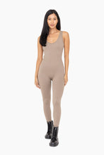 Load image into Gallery viewer, Ribbed Catsuit-Warm Grey
